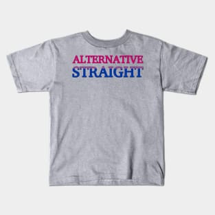 Alternative Straight (Bi Pride Colors) Kids T-Shirt